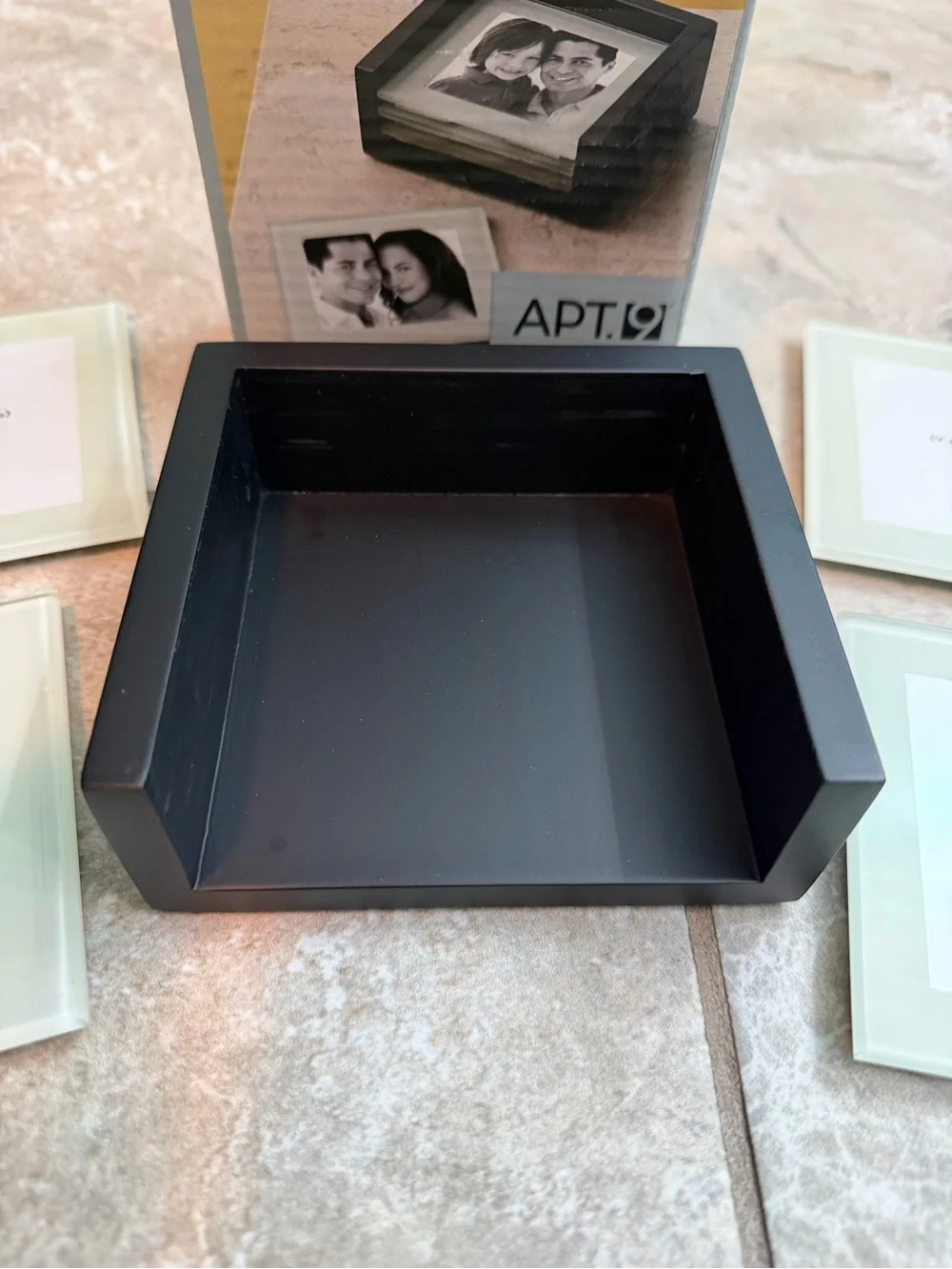 Glass Photo Coaster Set of 4